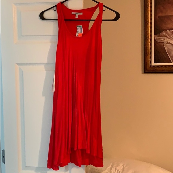 Brand new orange dress. Mid length size M - Picture 2 of 2